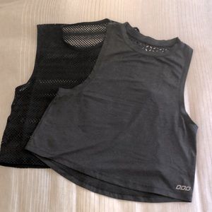 Bundle of two workout tops- Lululemon and Lorna Jane